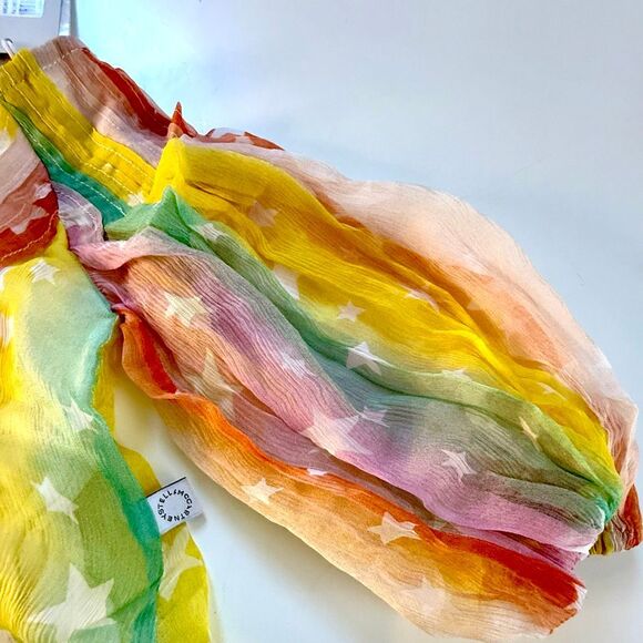 NWT Stella McCartney kids, Baby Rainbow Silk Dress.  Size 9 months - Picture 7 of 11